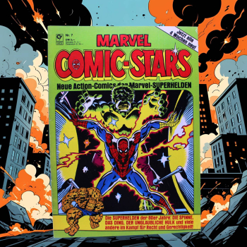 Marvel Comic-Stars Nr. 7 (1981) Condor Verlag | Das Ding, Captain Marvel, Spider-Man & Hulk | Hoppla Stuff